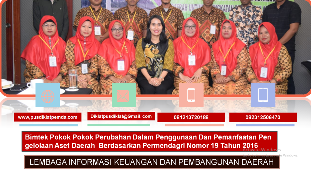 Bimtek Pokok Pokok Perubahan Dalam Penggunaan Dan Pemanfaatan Pengelolaan Aset Daerah  Berdasarkan Permendagri Nomor 19 Tahun 2016