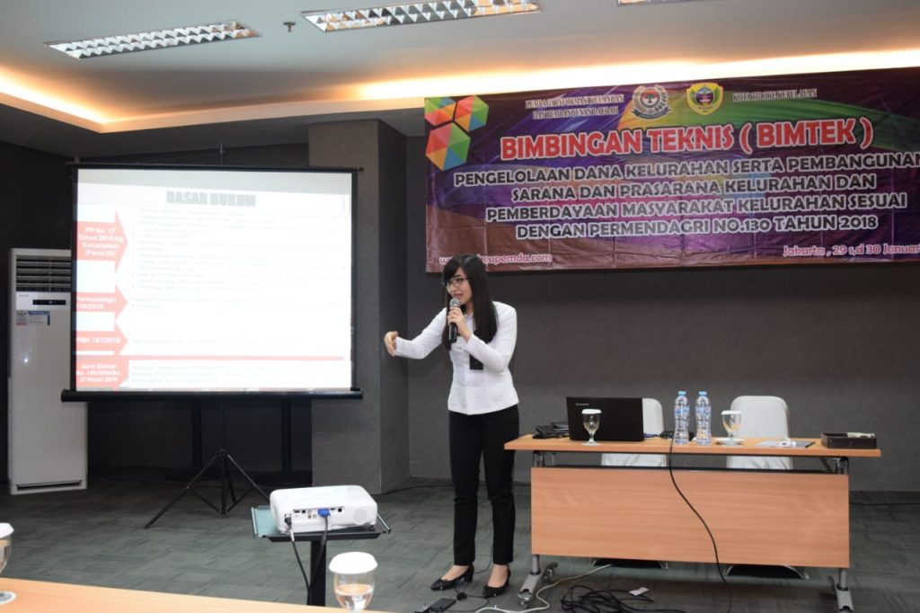 Pemateri Bimtek Dana Kelurahan