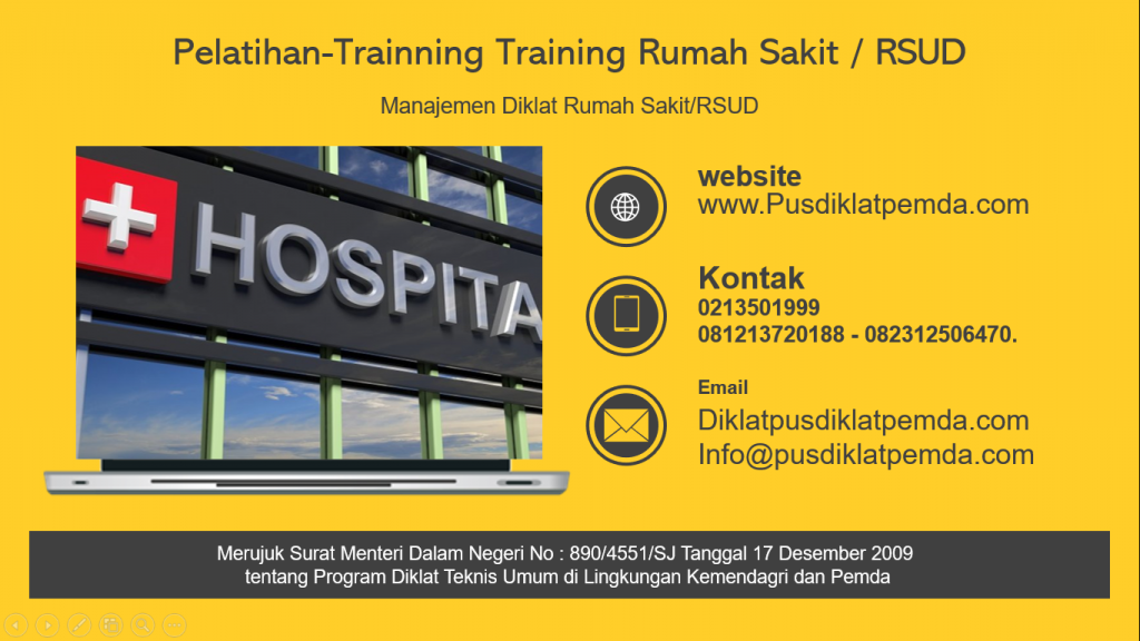 Pelatihan-Trainning Manajemen Diklat Rumah Sakit/ RSUD