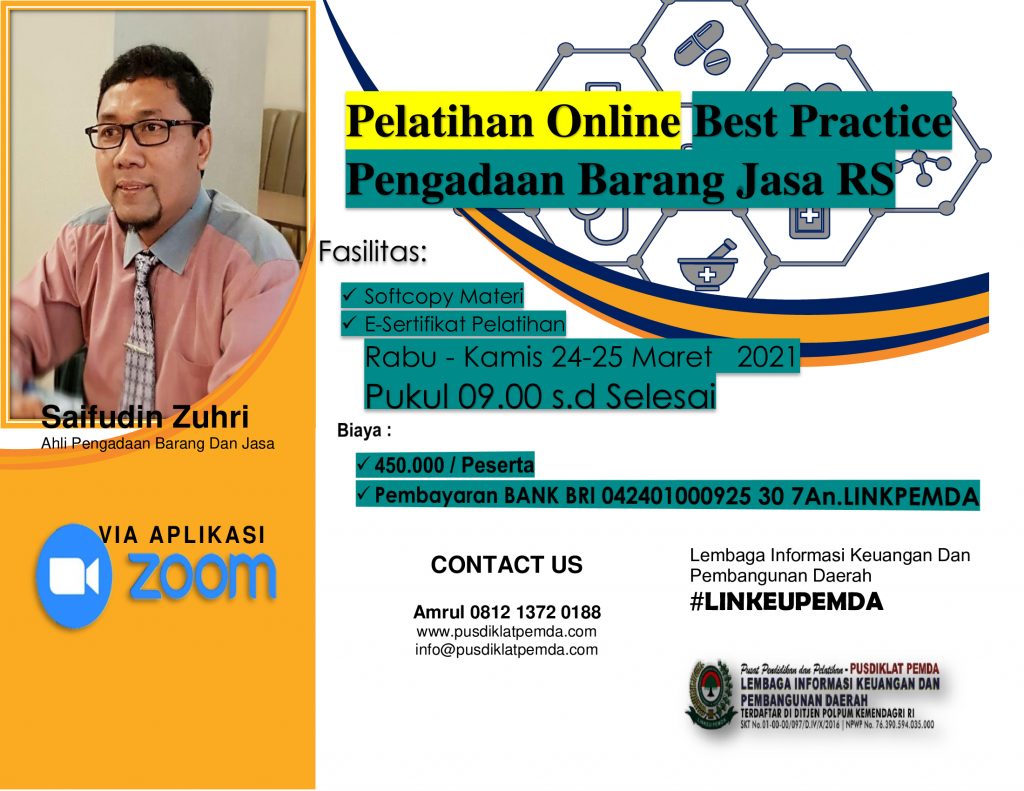 PELATIHAN ONLINE BEST PRICE PENGADAAN BARANG JASA RS