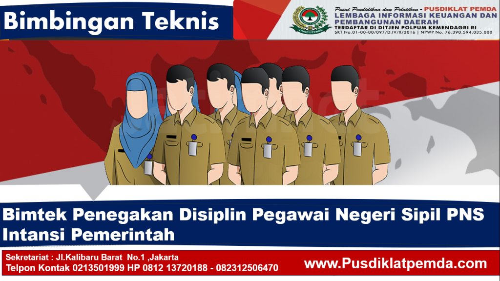 Bimtek Penegakan Disiplin Pegawai Negeri Sipil PNS Intansi Pemerintah