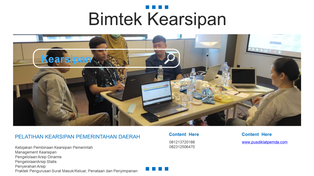 BIMTEK KEARSIPAN PEMERINTAHAN DAERAH