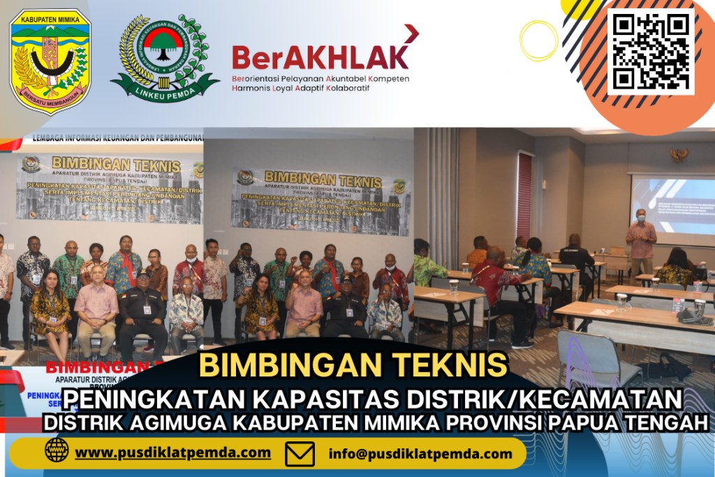 Bimtek SDM Distrik Agimuga Kab.Mimika Provinsi Papua Tengah