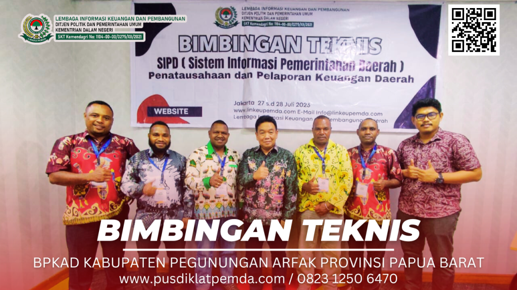 Bimtek BPKAD Kabupaten Pegunungan Arfak Provinsi Papua Barat
