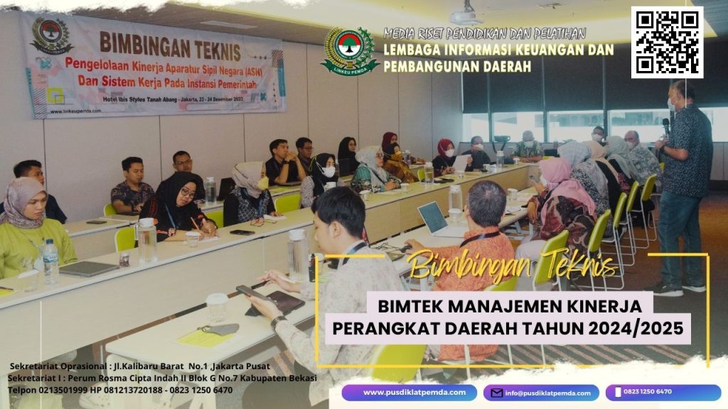 Bimtek Manajemen Kinerja Perangkat Daerah Tahun 2024/2025