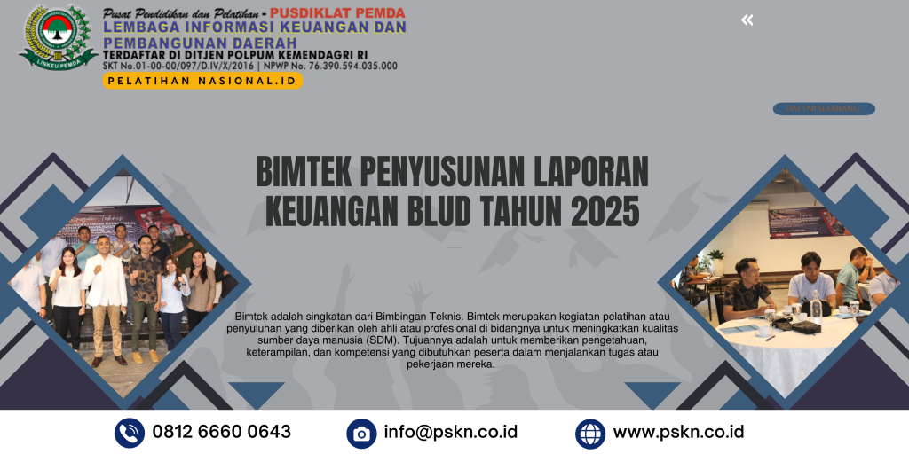 Bimtek Penyusunan Laporan Keuangan BLUD TAHUN 2025