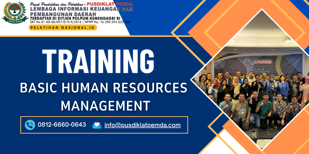 TRAINING BASIC HUMAN RESOURCES MANAGEMENT