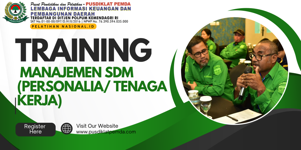 TRAINING MANAJEMEN SDM (PERSONALIA/TENAGA KERJA)