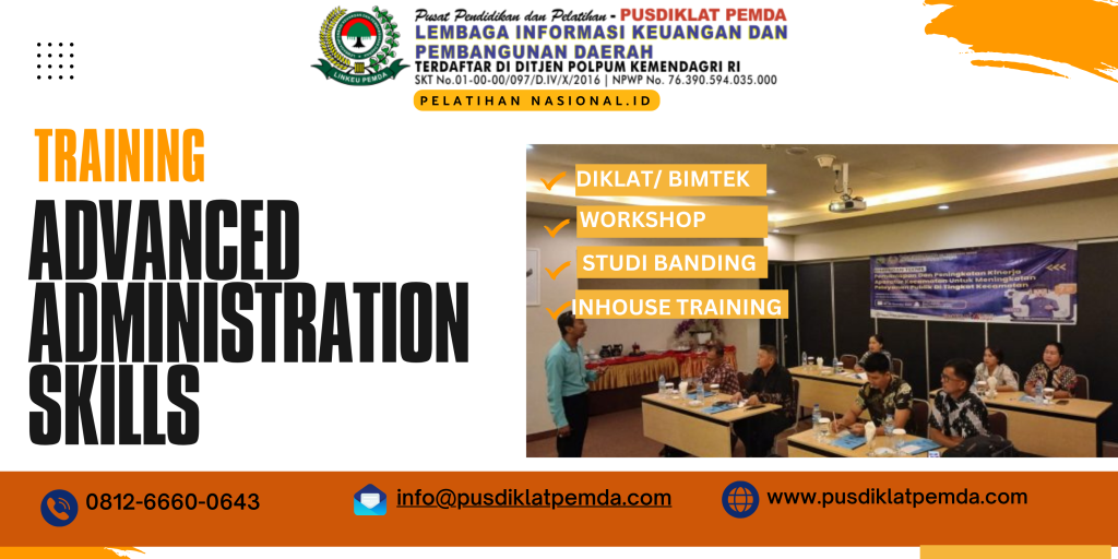 TRAINING ADVANCED ADMINISTRATION SKILLS