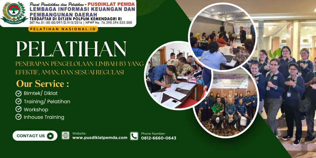 Pelatihan Penerapan Pengelolaan Limbah B3 yang Efektif, Aman, dan Sesuai Regulasi