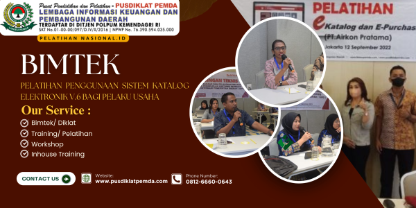 Bimtek Pelatihan Penggunaan Sistem Katalog Elektronik V.6 bagi Pelaku Usaha