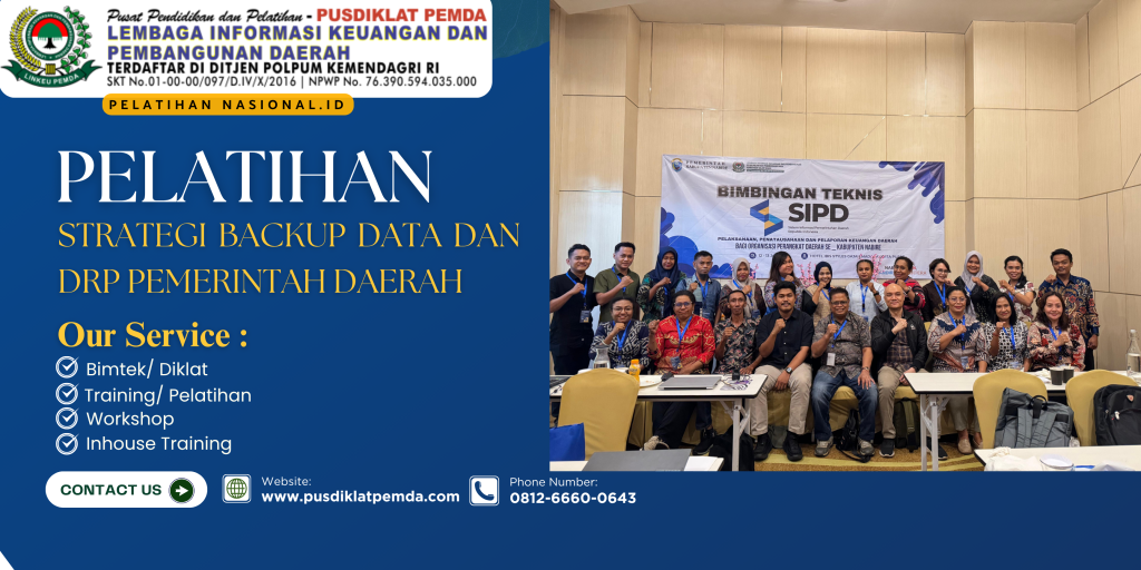 Pelatihan Strategi Backup Data dan DRP Pemerintah Daerah