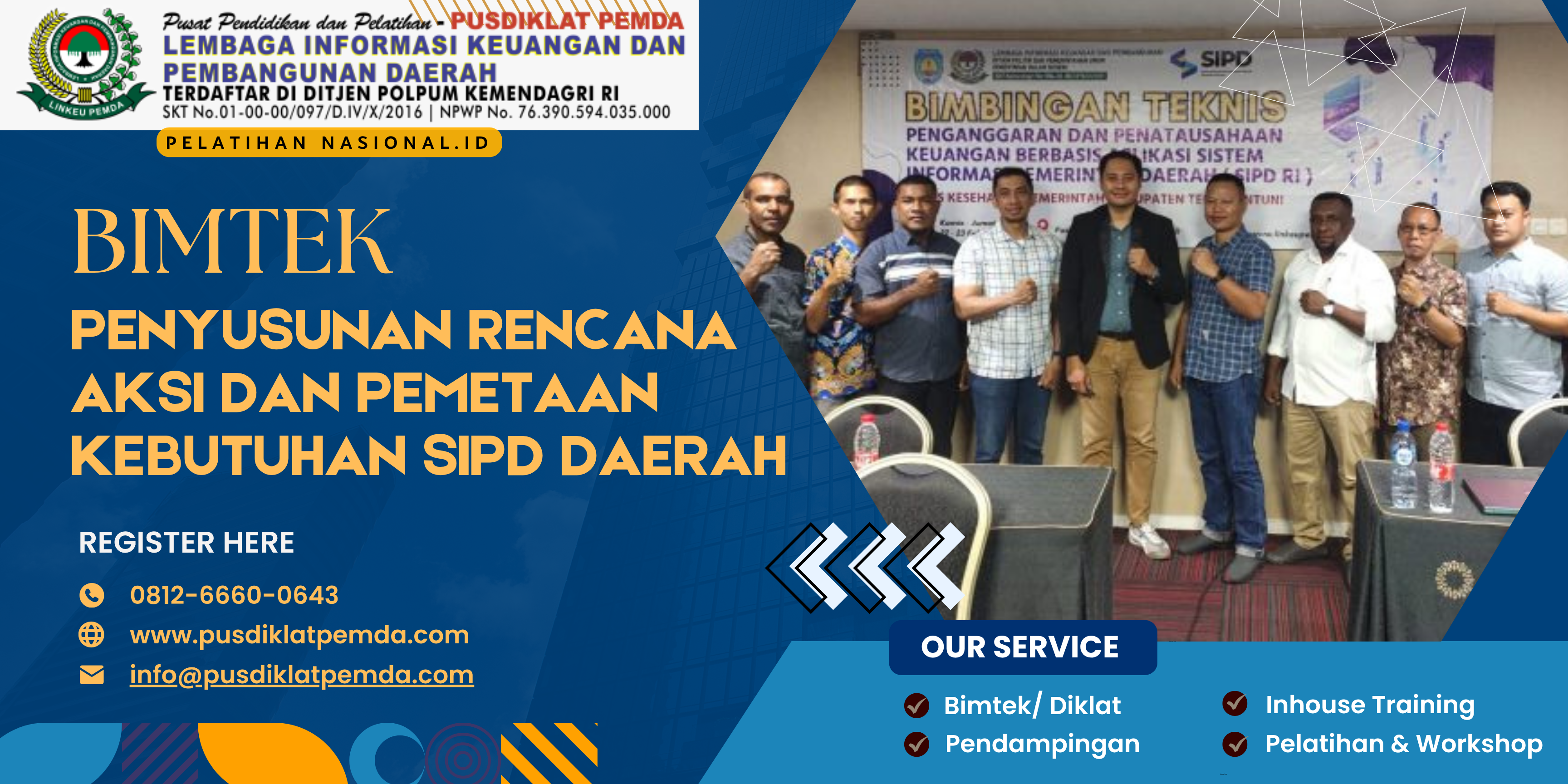 BIMTEK PENYUSUNAN RENCANA AKSI DAN PEMETAAN KEBUTUHAN SIPD DAERAH