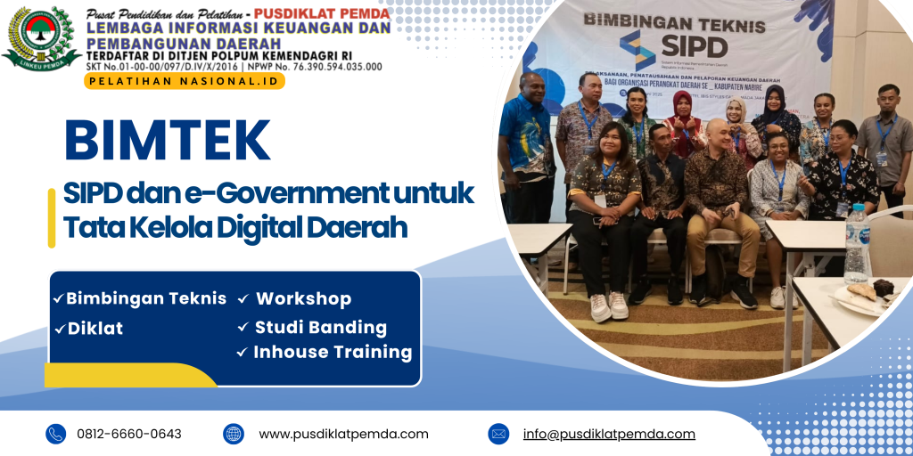 Bimtek SIPD dan e-Government untuk Tata Kelola Digital Daerah