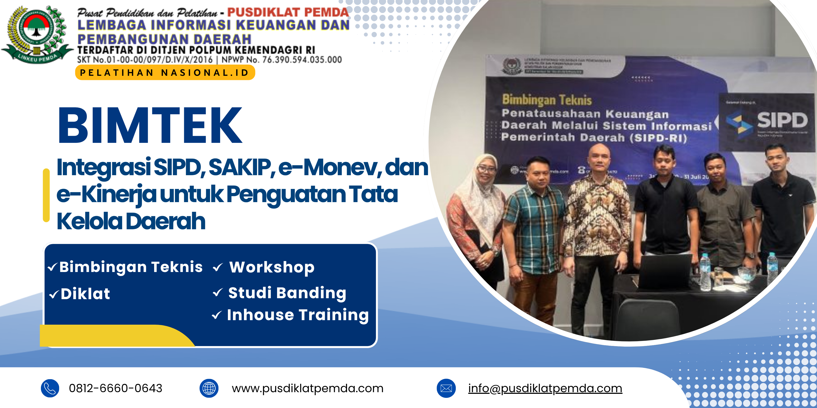 Bimtek Integrasi SIPD, SAKIP, e-Monev, dan e-Kinerja untuk Penguatan Tata Kelola Daerah