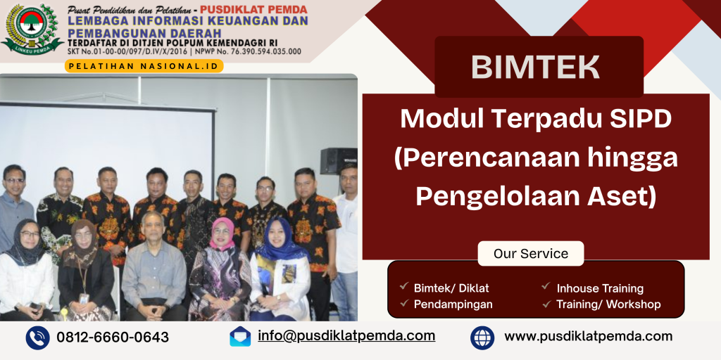 Bimtek Modul Terpadu SIPD (Perencanaan hingga Pengelolaan Aset)