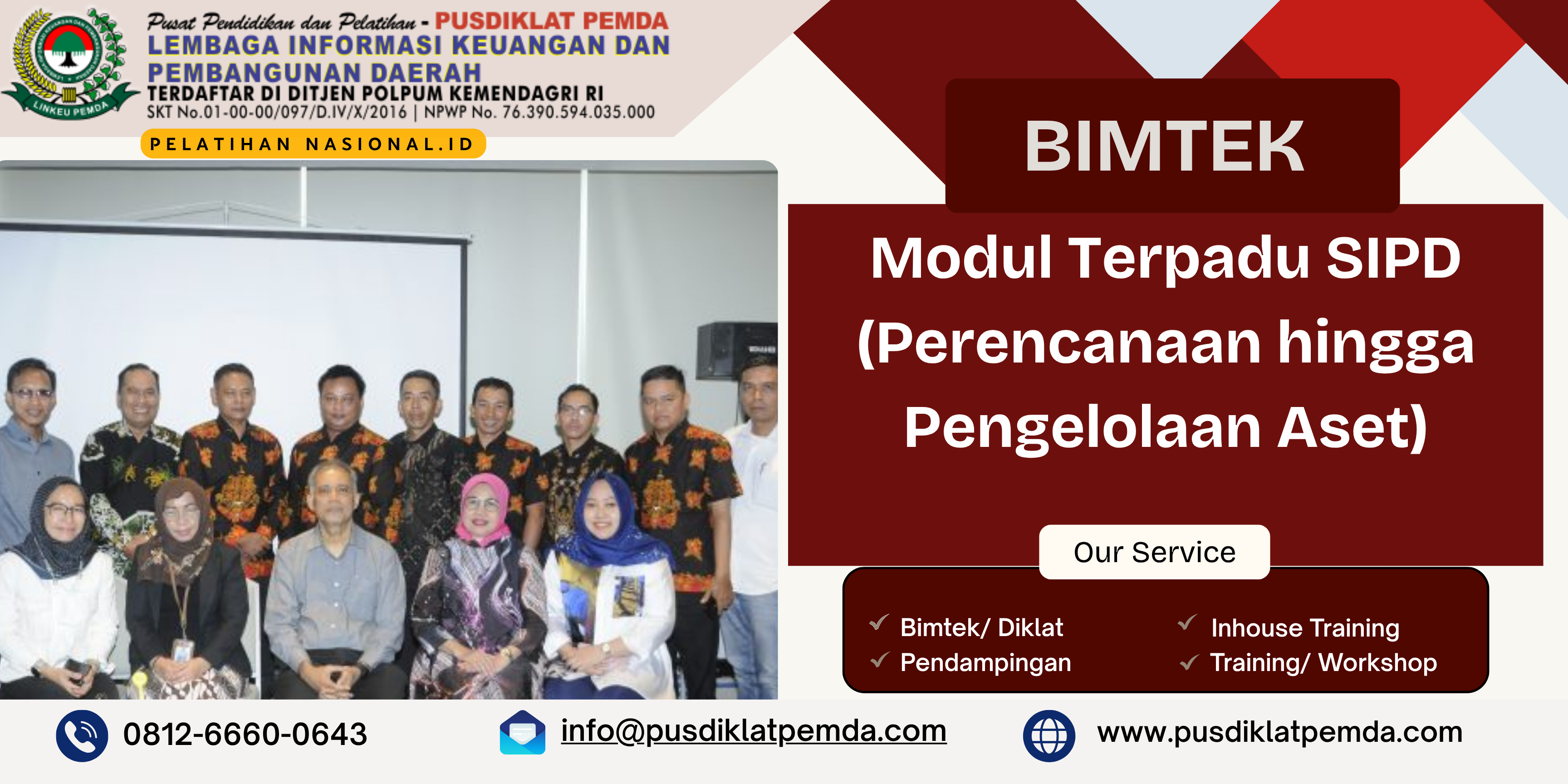 Bimtek Modul Terpadu SIPD (Perencanaan hingga Pengelolaan Aset)