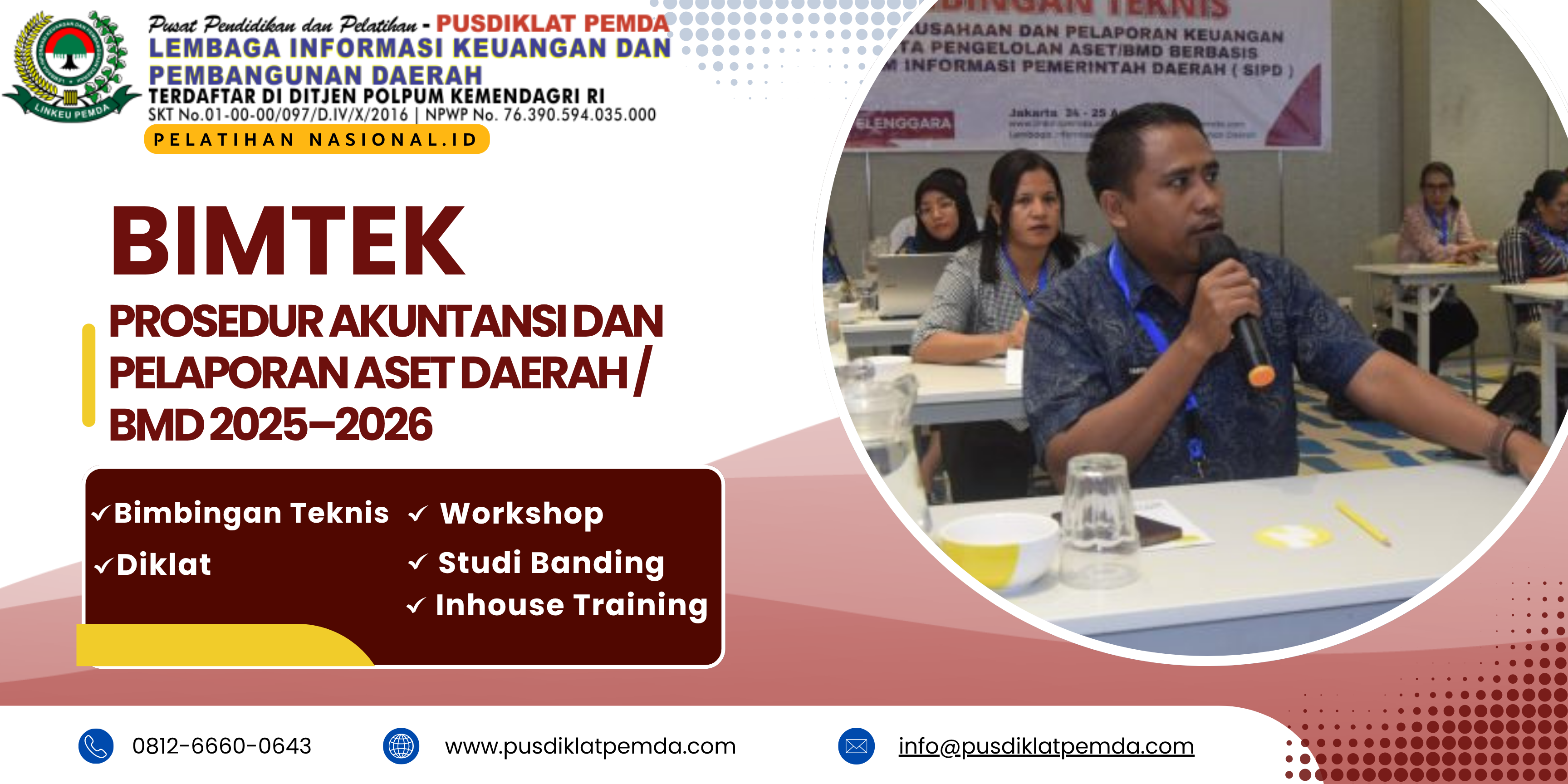BIMTEK PROSEDUR AKUNTANSI DAN PELAPORAN ASET DAERAH / BMD 2025–2026