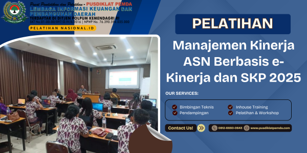 Pelatihan Manajemen Kinerja ASN Berbasis e-Kinerja dan SKP 2025