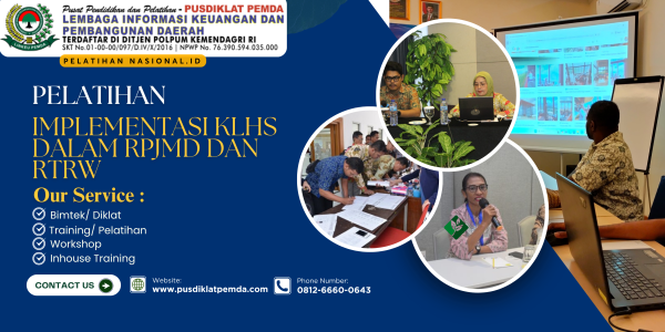 Pelatihan Implementasi KLHS dalam RPJMD dan RTRW