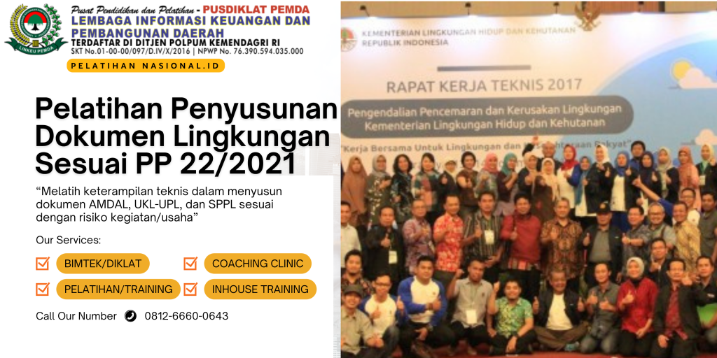 Pelatihan Penyusunan Dokumen Lingkungan Sesuai PP 22/2021