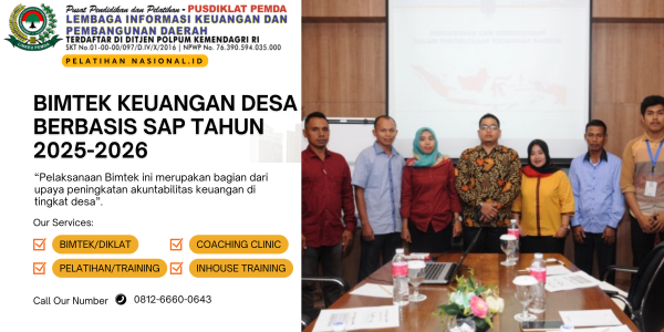 BIMTEK KEUANGAN DESA BERBASIS SAP TAHUN 2025-2026