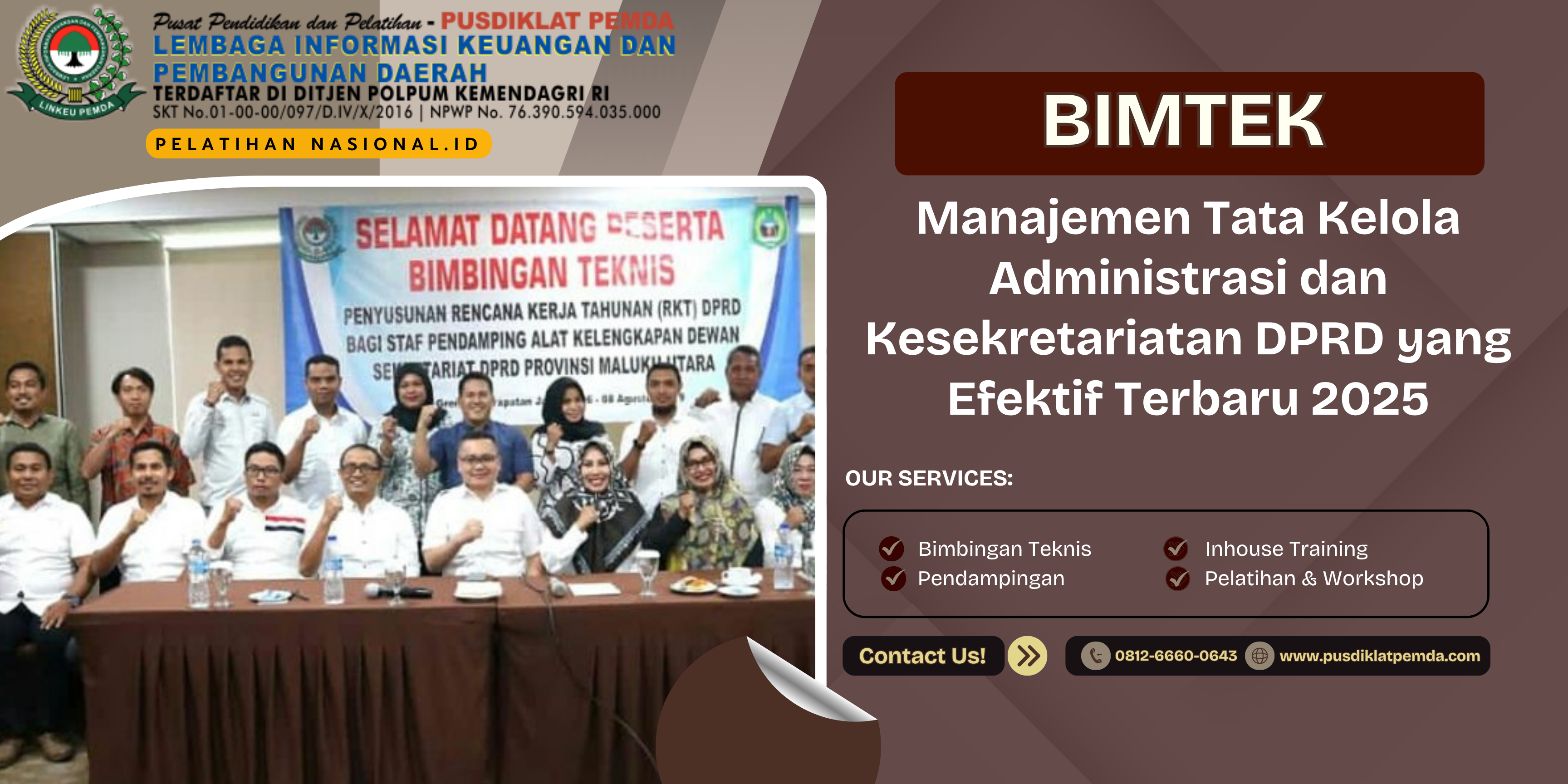 Bimtek Manajemen Tata Kelola Administrasi dan Kesekretariatan DPRD yang Efektif Terbaru 2025