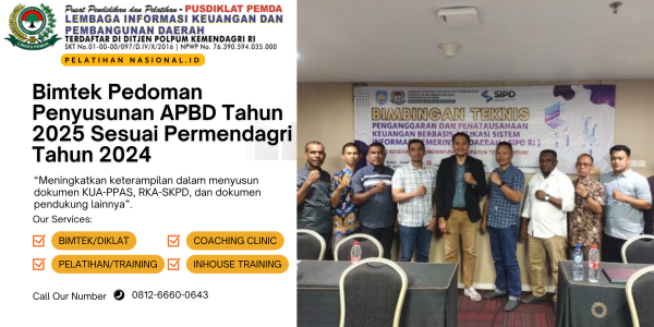 Bimtek Pedoman Penyusunan APBD Tahun 2025 Sesuai Permendagri Tahun 2024