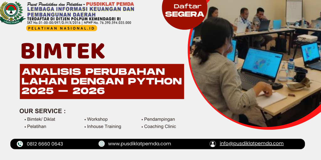 Training Analisis Perubahan Lahan Dengan Python 2025 – 2026