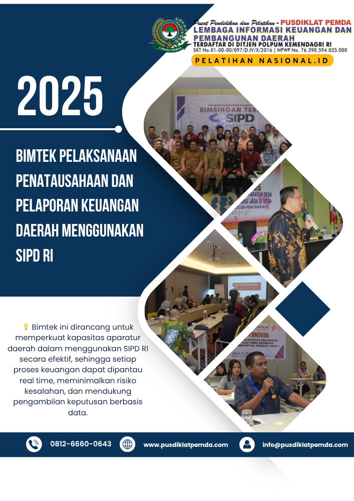 Bimtek Pelaksanaan Penatausahaan dan Pelaporan Keuangan Daerah Menggunakan SIPD RI
