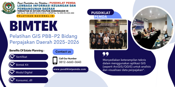 Bimtek Pelatihan GIS PBB-P2 Bidang Perpajakan Daerah 2025-2026