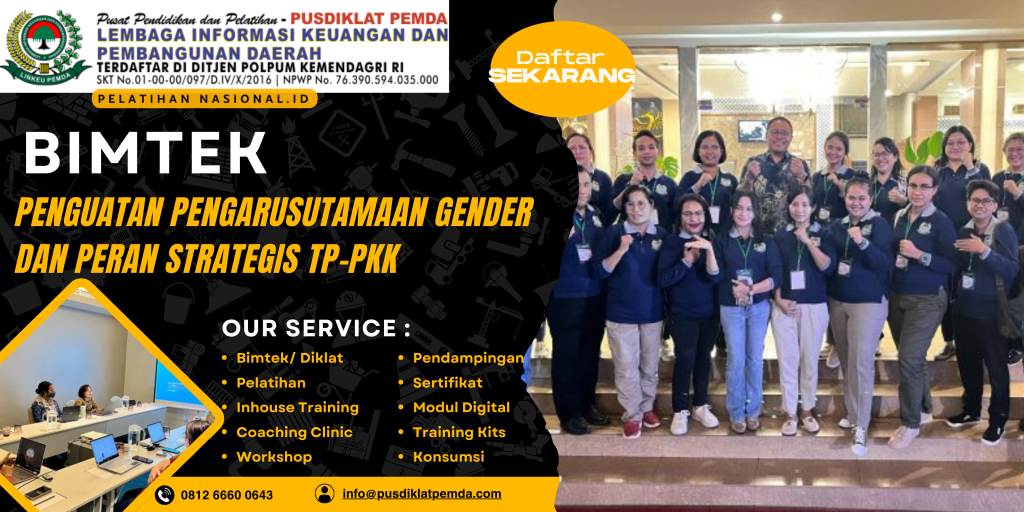 BIMTEK PENGUATAN PENGARUSUTAMAAN GENDER DAN PERAN STRATEGIS TP-PKK