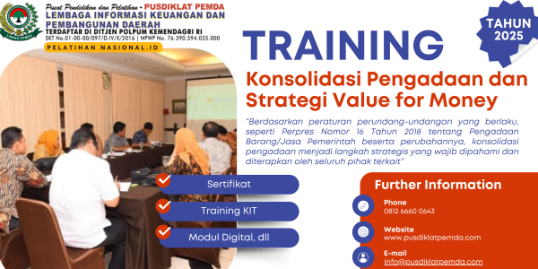 Training Konsolidasi Pengadaan dan Strategi Value for Money