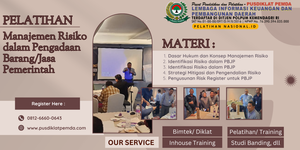 Pelatihan Manajemen Risiko dalam Pengadaan Barang/Jasa Pemerintah