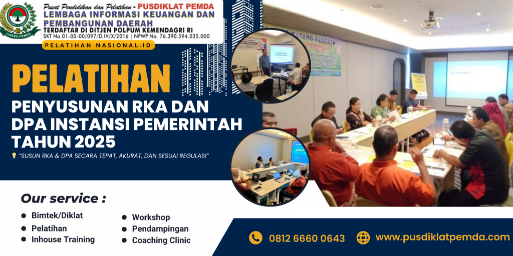 Pelatihan Penyusunan RKA dan DPA Instansi Pemerintah Tahun 2025