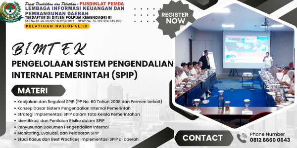 Bimtek Pengelolaan Sistem Pengendalian Internal Pemerintah (SPIP)