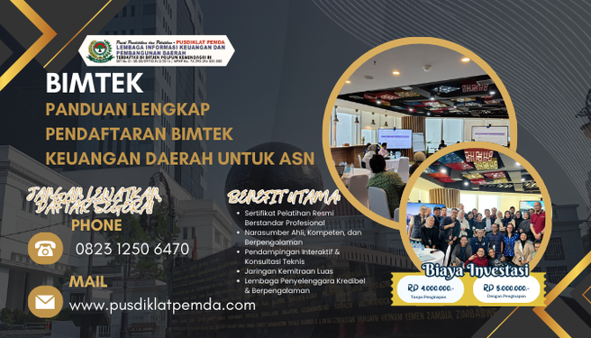 Pendaftaran Bimtek Keuangan Daerah: Syarat, Prosedur, dan Manfaat