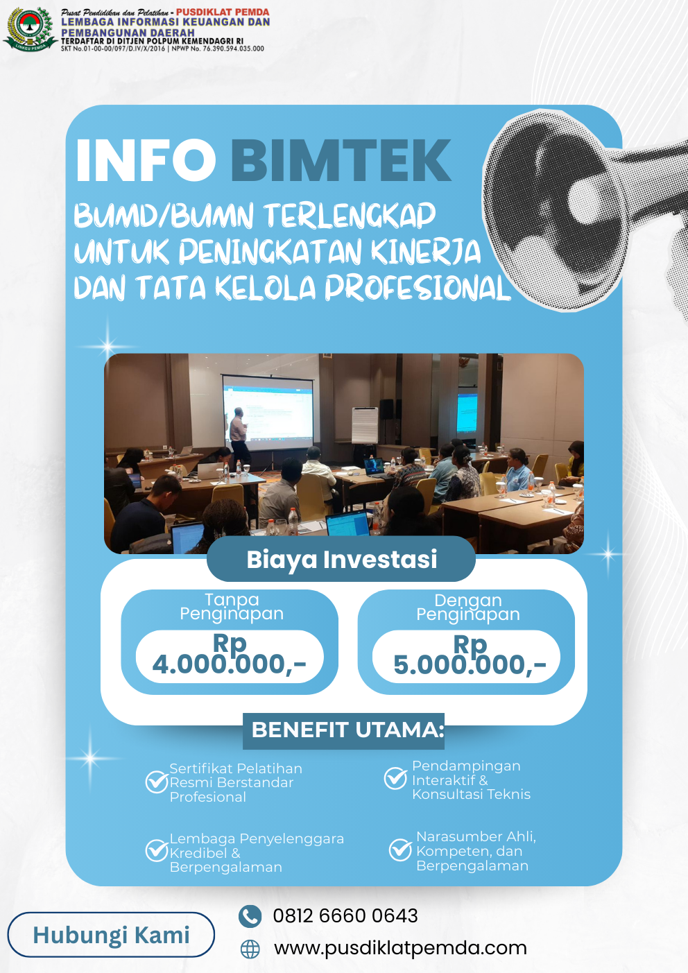 Info Bimtek BUMD/BUMN Terlengkap untuk Peningkatan Kinerja dan Tata Kelola Profesional