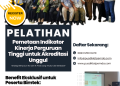 Pelatihan Pemetaan Indikator Kinerja Perguruan Tinggi untuk Akreditasi Unggul