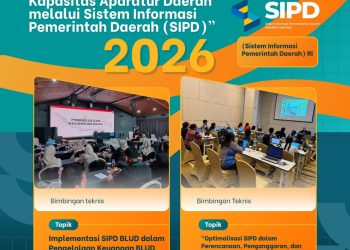 Bimbingan Teknis Program Peningkatan Kapasitas Aparatur Daerah Melalui Sistem Informasi Pemerintah Daerah (SIPD)
