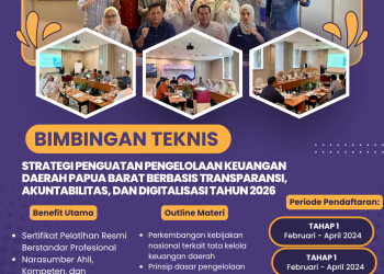 Bimtek Strategi Penguatan Pengelolaan Keuangan Daerah Papua Barat Berbasis Transparansi, Akuntabilitas, dan Digitalisasi Tahun 2026