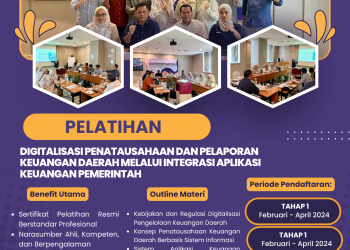 Pelatihan Digitalisasi Penatausahaan dan Pelaporan Keuangan Daerah melalui Integrasi Aplikasi Keuangan Pemerintah