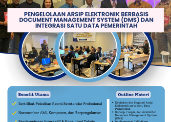Bimbingan Teknis Pengelolaan Arsip Elektronik Berbasis Document Management System (DMS) dan Integrasi Satu Data Pemerintah