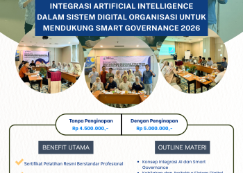 Bimbingan Teknis Integrasi Artificial Intelligence dalam Sistem Digital Organisasi untuk Mendukung Smart Governance 2026
