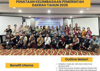 Bimtek Sinkronisasi Analisis Jabatan (Anjab) dan Analisis Beban Kerja (ABK) dalam Penataan Kelembagaan Pemerintah Daerah Tahun 2026