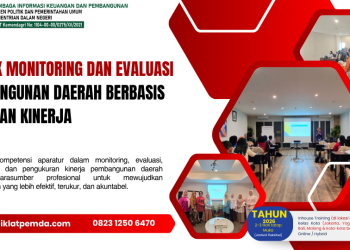 Bimtek Monitoring dan Evaluasi Pembangunan Daerah Berbasis Data dan Kinerja
