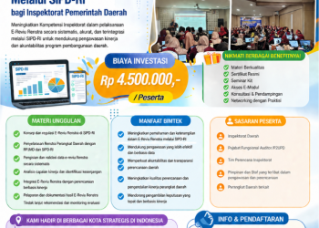 Pelatihan E-Reviu Renstra Melalui SIPD-RI bagi Inspektorat Pemerintah Daerah