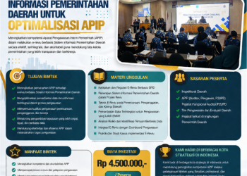Bimtek E-Reviu Berbasis Sistem Informasi Pemerintahan Daerah untuk Optimalisasi APIP