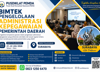 Bimtek Pengelolaan Administrasi Kepegawaian Pemerintah Daerah Tahun 2026 | Surabaya | 21–22 Juli 2026